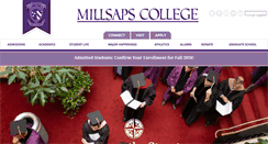 Desktop Screenshot of millsaps.edu